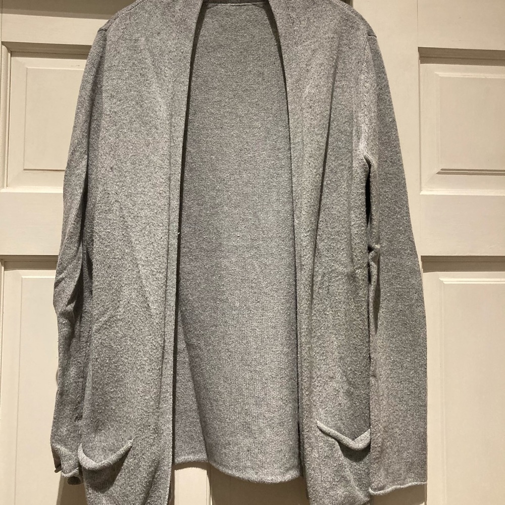 Old Navy Gray Long Cardigan Sweater